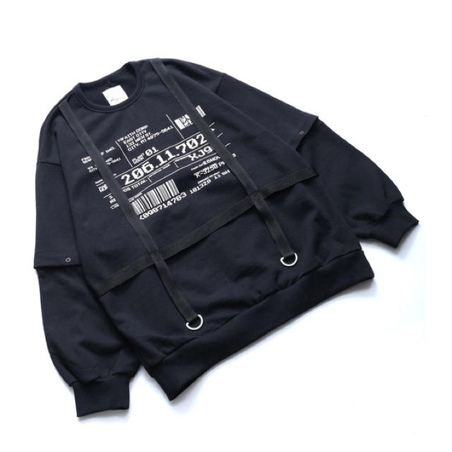 SHAREEF(シャリーフ)のSEPARATE SLEEVE BIG SWEAT メンズのトップス(スウェット)の商品写真