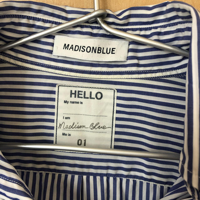 MADISONBLUE(マディソンブルー)の【muchoms様専用】マディソンブルー ストライプシャツ チェックシャツ レディースのトップス(シャツ/ブラウス(長袖/七分))の商品写真