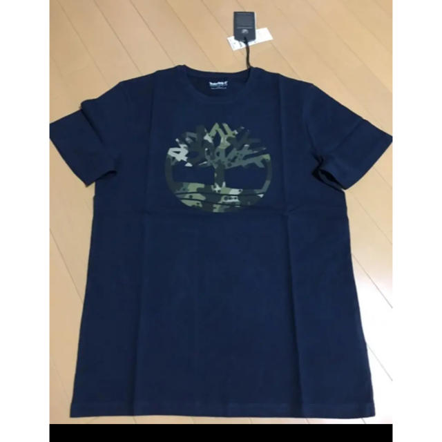 Timberland(ティンバーランド)の新品未使用 ティンバーランド ネイビー S メンズ ティーシャツ  メンズのトップス(Tシャツ/カットソー(半袖/袖なし))の商品写真