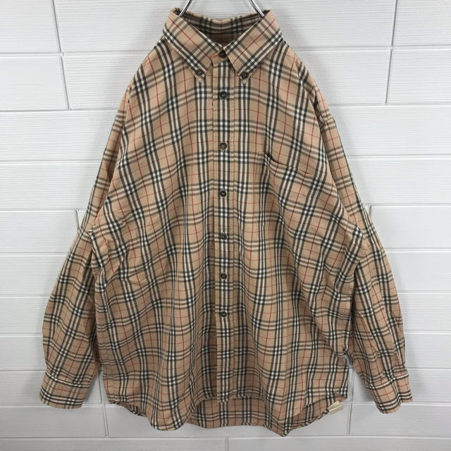 BURBERRY(バーバリー)の☆カイトツ様専用☆正規品 バーバリー チェックシャツ ノバチェック メンズのトップス(シャツ)の商品写真