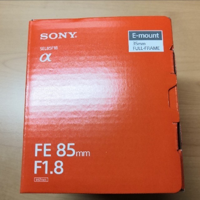 SONY Eマウント SEL85F18 新品未使用 85mm f1.8