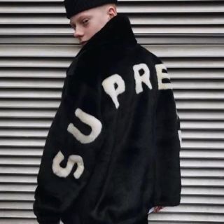 シュプリーム(Supreme)の美品 supreme  fur jacket ファー 三代目 登坂 着用(ブルゾン)