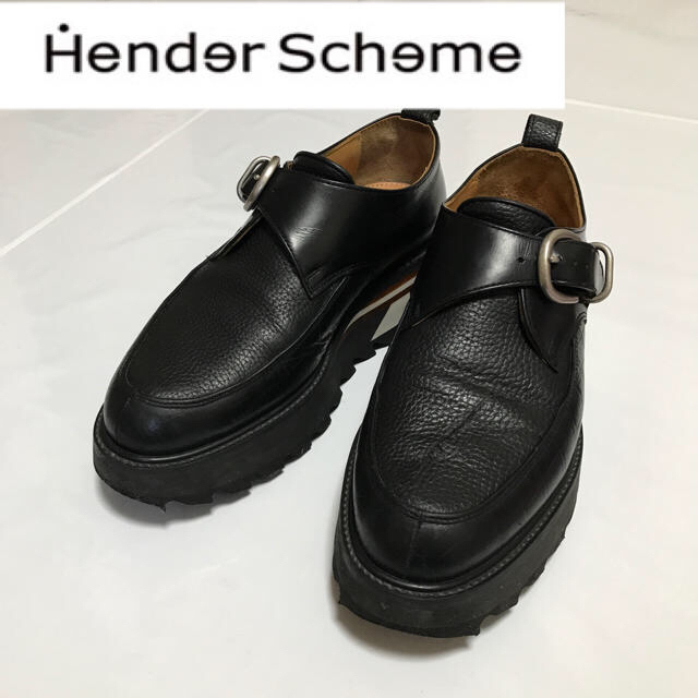 Hender Scheme single monk レザーシューズ メンズ