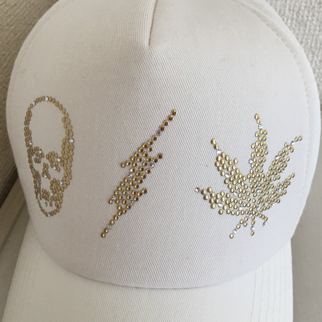 Lucien pellat-finet(ルシアンペラフィネ)のペラフィネの白いキャップ♡夏に♡ほぼ新品 レディースの帽子(キャップ)の商品写真