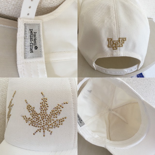 Lucien pellat-finet(ルシアンペラフィネ)のペラフィネの白いキャップ♡夏に♡ほぼ新品 レディースの帽子(キャップ)の商品写真