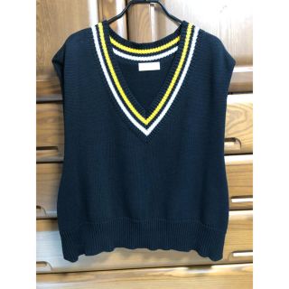 サンシー(SUNSEA)のneonsign  18aw  ニットベスト(ニット/セーター)