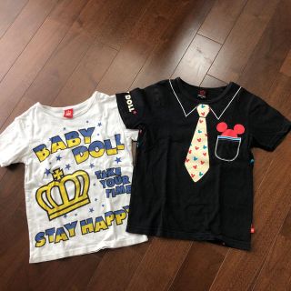 ベビードール(BABYDOLL)のベビードール140のTシャツ2枚セット(Tシャツ/カットソー)