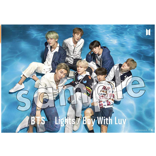 防弾少年団(BTS)(ボウダンショウネンダン)のAmazon限定 Lights/Boy With Luv 4形態セットポスター付 エンタメ/ホビーのCD(K-POP/アジア)の商品写真
