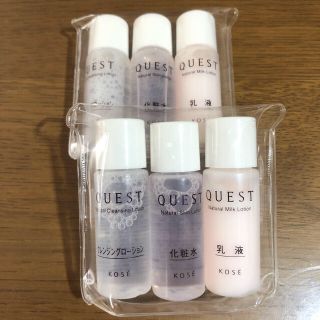 コーセー(KOSE)の専用 コーセー クエスト ナチュラル 資生堂 ベネフィーク(サンプル/トライアルキット)