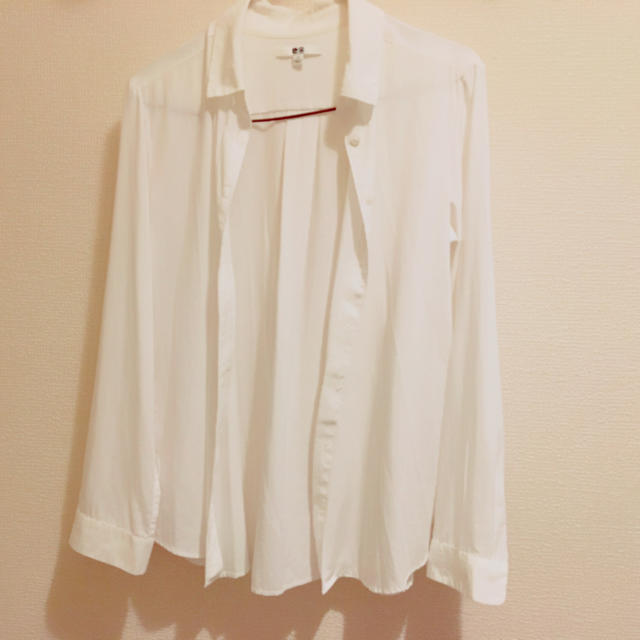 UNIQLO(ユニクロ)のユニクロ レディース 白ワイシャツ レディースのトップス(シャツ/ブラウス(長袖/七分))の商品写真
