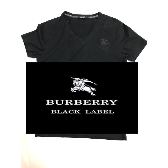 BURBERRY BLACK LABEL - BURBERRY BLACK LABEL Tシャツ ブラック の通販 by N's ｜バーバリー