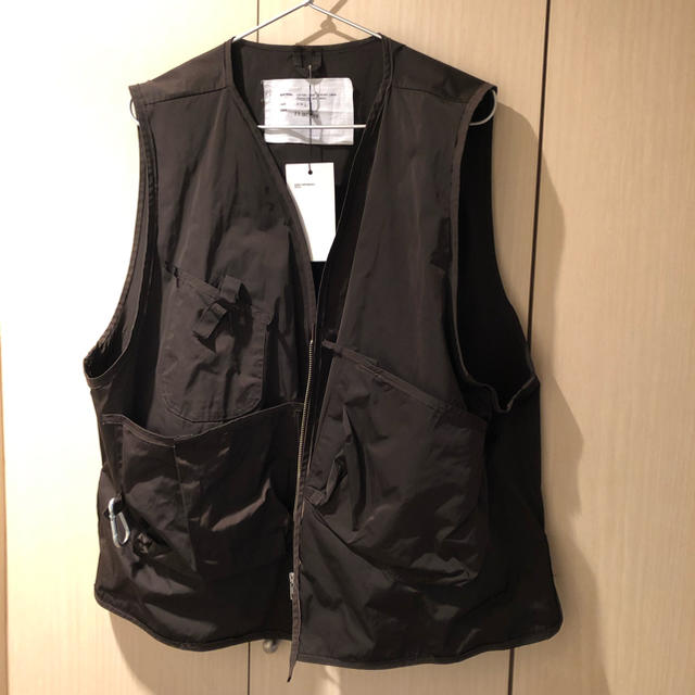 SUNSEA(サンシー)のCAMIEL FORTGENS Purse Vest Brown L メンズのトップス(ベスト)の商品写真