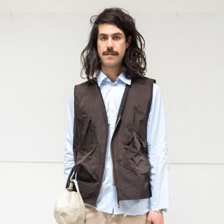 サンシー(SUNSEA)のCAMIEL FORTGENS Purse Vest Brown L(ベスト)