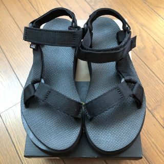 テバ(Teva)のteva サンダル 厚底 ブラック 23cm(サンダル)