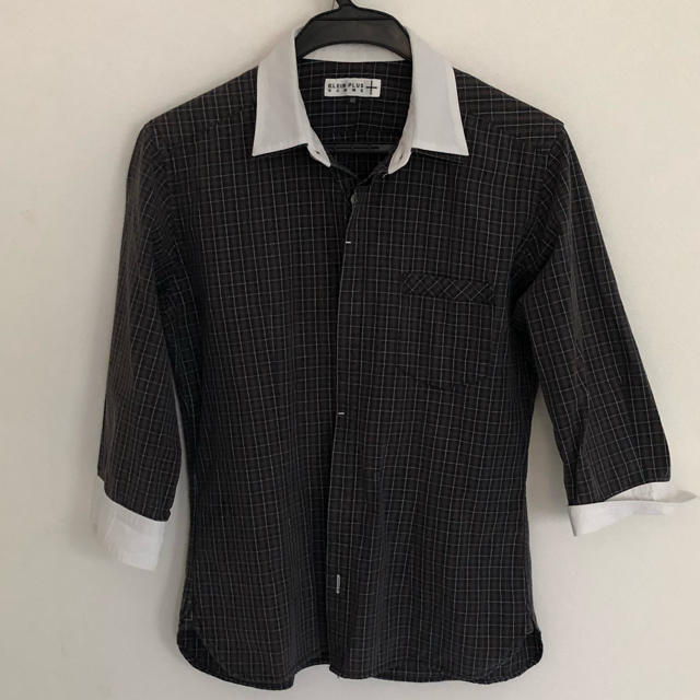 KLEIN PLUS(クランプリュス)のクラン➕オム 7部袖シャツ サイズ46（S） メンズのトップス(Tシャツ/カットソー(七分/長袖))の商品写真