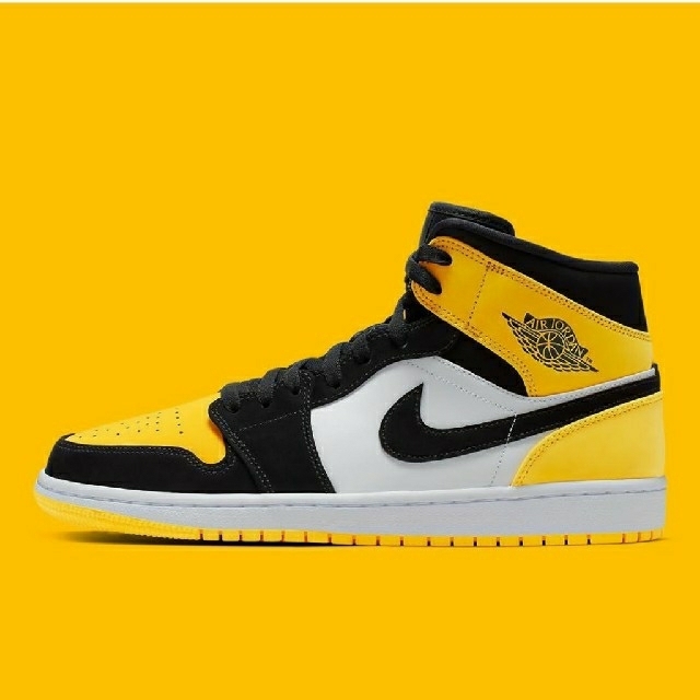 日本未発売【27】AIR JORDAN 1 MID SAIL YELLOW