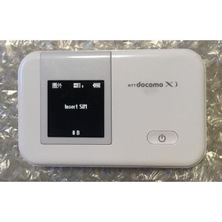 エヌティティドコモ(NTTdocomo)のdocomo HW-02E モバイルwifiルーター  格安sim利用可能★1台(PC周辺機器)