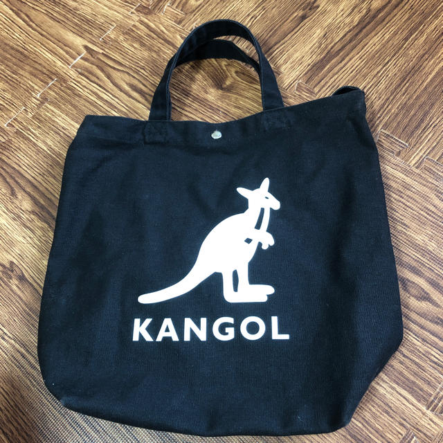 KANGOL(カンゴール)のKANGOL トートバッグ ブラック レディースのバッグ(トートバッグ)の商品写真