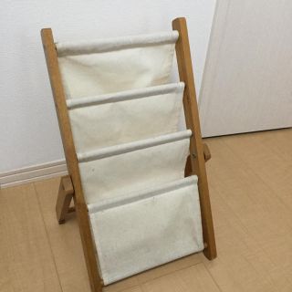 ブックスタンド 布 木(本収納)