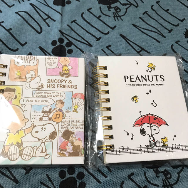 Peanuts スヌーピー リングメモ帳2点セットの通販 By Ktmama S Shop ピーナッツならラクマ