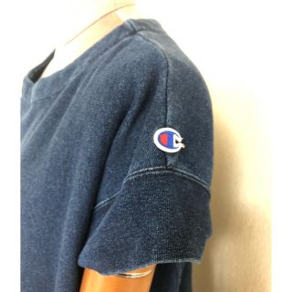 チャンピオン(Champion)の未使用 美品  champion インディゴ染めワンピ(ひざ丈ワンピース)