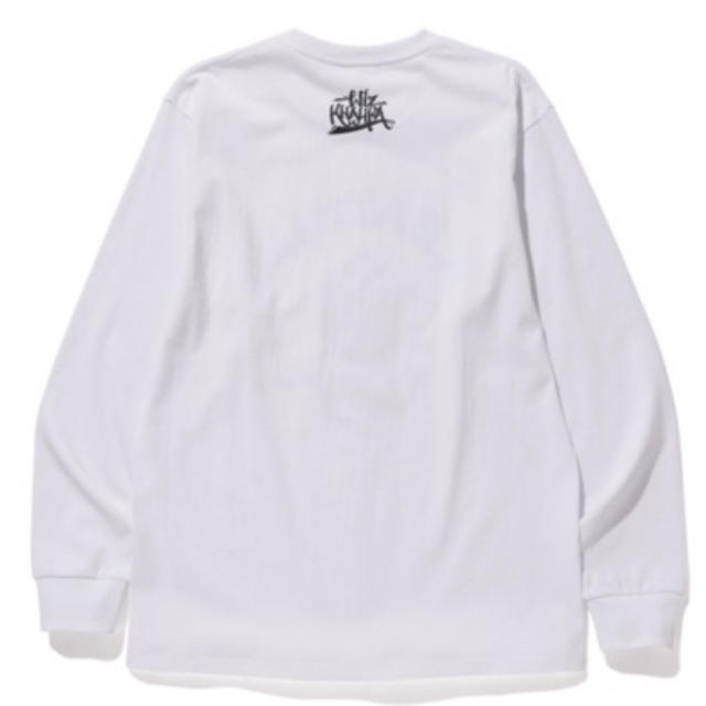 送料無料 BAPE WIZKHALIFA L/S WHITE L