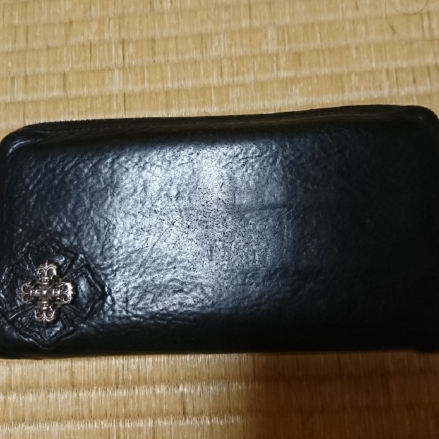 高速配送 Chrome Hearts - CHROME HEARTS ラウンドジップ長財布 長財布