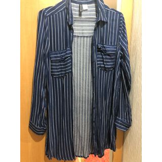 エイチアンドエム(H&M)のＨ＆Ｍ ロングシャツ(シャツ/ブラウス(長袖/七分))