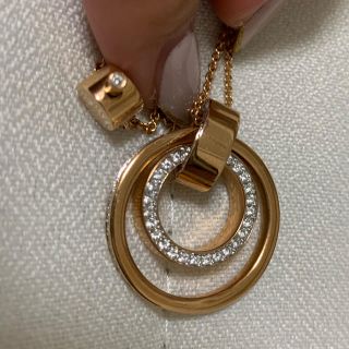 スワロフスキー(SWAROVSKI)のスワロフスキー ロングネックレス リング(ネックレス)