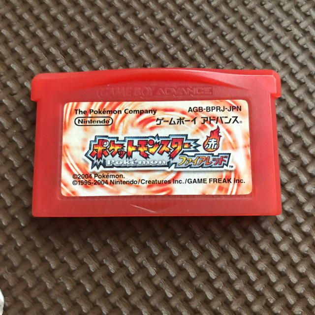 ゲームボーイアドバンス(ゲームボーイアドバンス)のポケットモンスターファイアレッド（GBA） エンタメ/ホビーのゲームソフト/ゲーム機本体(携帯用ゲームソフト)の商品写真