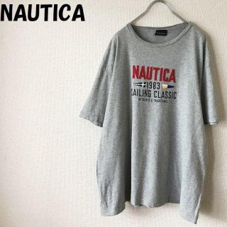 ノーティカ(NAUTICA)の【人気】NAUTICA/ノーティカ ビッグロゴ Tシャツ グレー サイズM(Tシャツ/カットソー(半袖/袖なし))