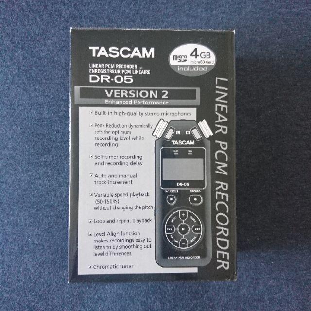 TASCAM　リニアPCMレコーダー　DR-05 ver2