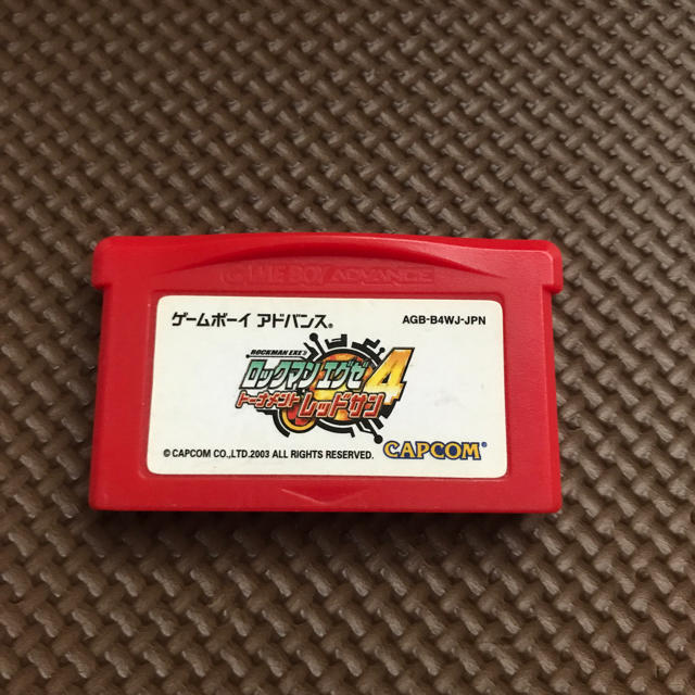 ゲームボーイアドバンス(ゲームボーイアドバンス)のロックマンエグゼ4トーナメントレッドサン（GBA） エンタメ/ホビーのゲームソフト/ゲーム機本体(携帯用ゲームソフト)の商品写真