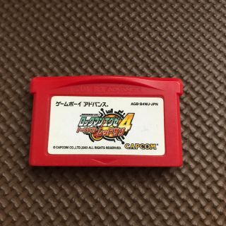 ゲームボーイアドバンス(ゲームボーイアドバンス)のロックマンエグゼ4トーナメントレッドサン（GBA）(携帯用ゲームソフト)