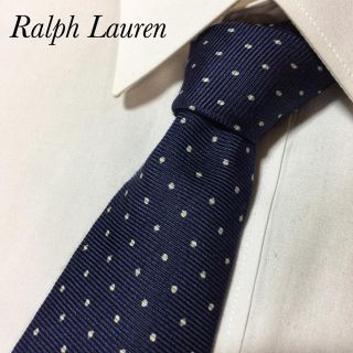 ラルフローレン(Ralph Lauren)のRALPH LAUREN ラルフローレン ドット柄 ネクタイ シルク100%(ネクタイ)