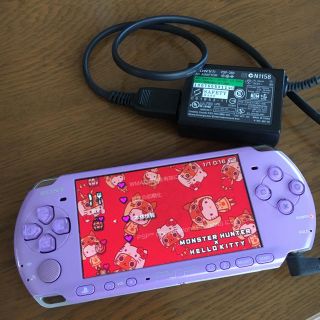 プレイステーションポータブル(PlayStation Portable)のPSP3000本体 ♪ 限定色パープル(携帯用ゲーム機本体)