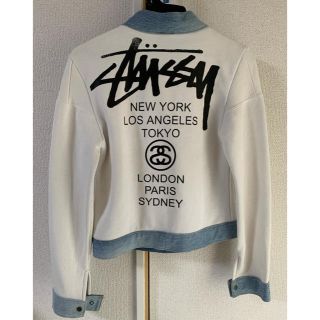 ステューシー(STUSSY)のSTUSSYスエットジャケット(トレーナー/スウェット)