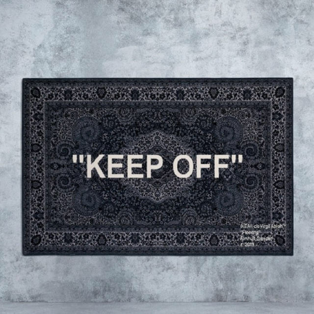 【新品】MARKERAD "KEEP OFF" ラグ