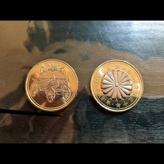 天皇陛下御在位30年記念500円硬貨(貨幣)