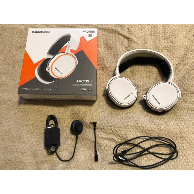 【美品】SteelSeries Arctis5 2019Edition 開放型