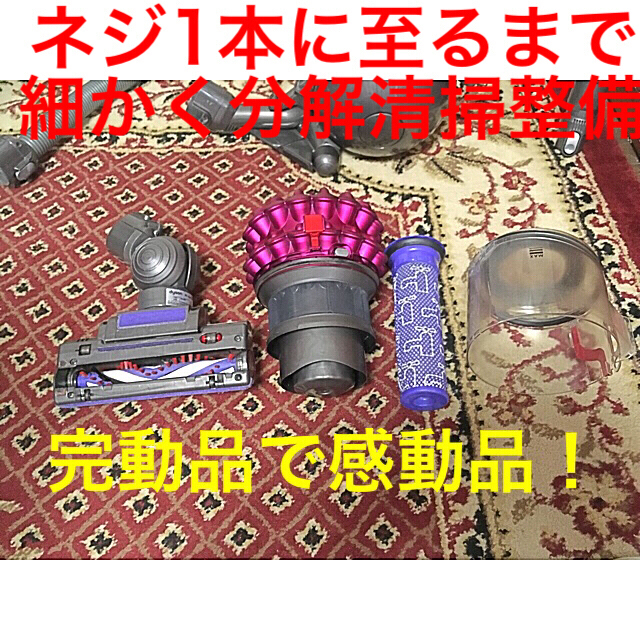 Dyson - 激安！ダイソンDC46 モーターヘッド Ｗサイクロン 分解洗浄済