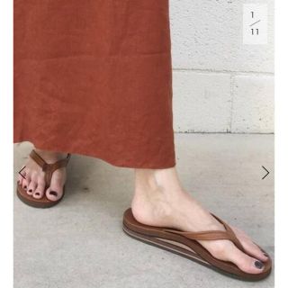 アパルトモンドゥーズィエムクラス(L'Appartement DEUXIEME CLASSE)のRAINBOW SANDAL DOUBLE LAYER SANDAL◇23センチ(サンダル)