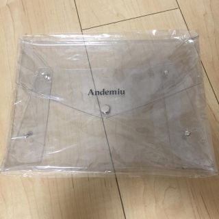 アンデミュウ(Andemiu)のＡndemiu ノベルティ クリアポーチ 非売品 650円→500円(ポーチ)