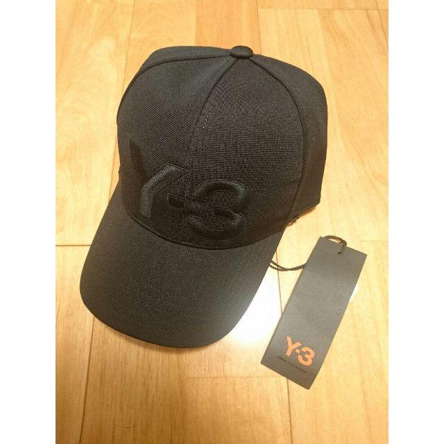 ★新品正規【Y-3】ロゴブラックベースボールキャップ