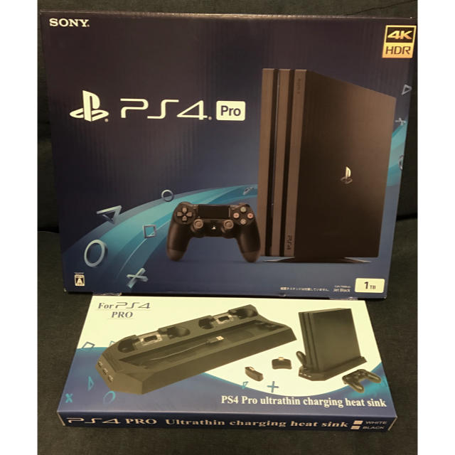 ps4  pro CUH-7100B  1TB 縦置きスタンド付き