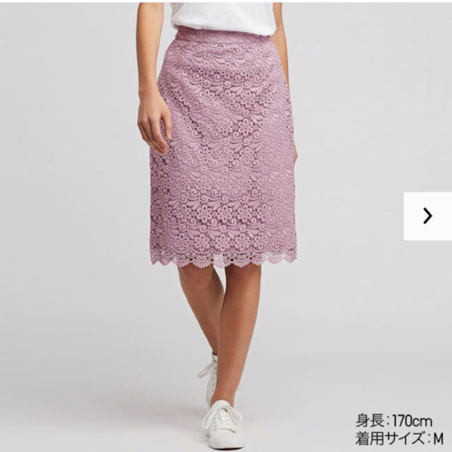 Uniqlo ユニクロ レーススカート ピンクの通販 By らら S Shop ユニクロならラクマ
