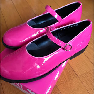 ロニィ(RONI)のRONI ストラップシューズ ピンク 靴(フォーマルシューズ)
