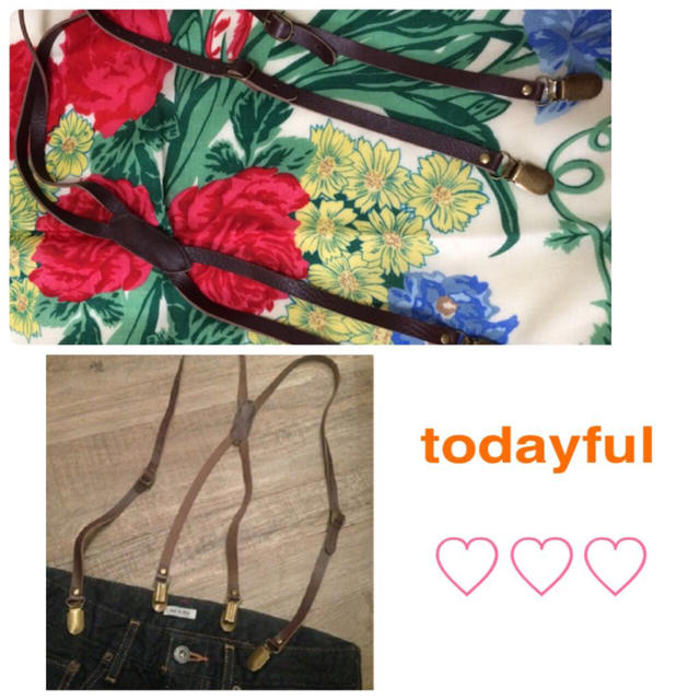 TODAYFUL(トゥデイフル)のtodayful♡レザーサスペンダー♡ レディースのファッション小物(サスペンダー)の商品写真