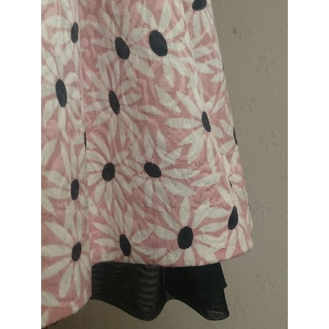 M'S GRACY(エムズグレイシー)の【エムズグレイシー】花柄ピンクひざ丈スカート レディースのスカート(ひざ丈スカート)の商品写真