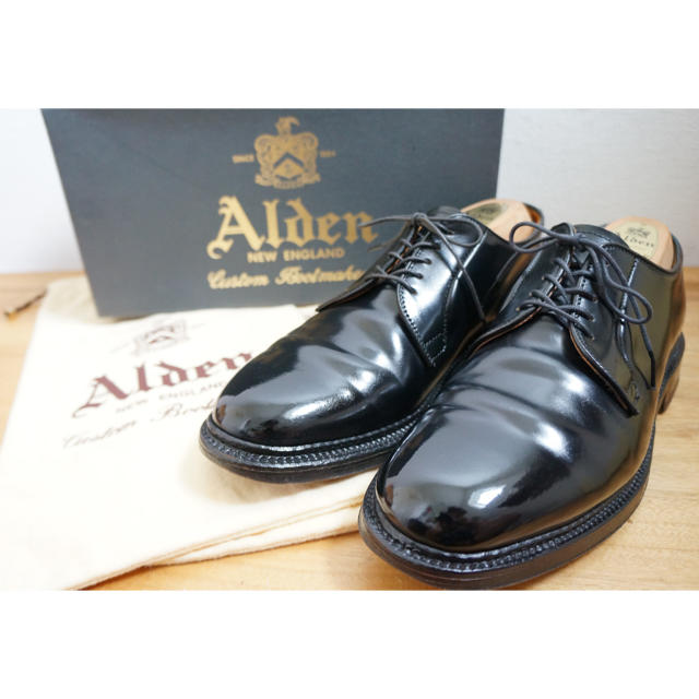 メンズ【Alden】オールデン 美品 9901  ブラック